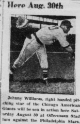 Buffalo Criterion 16 August 1952 - Johnny Williams