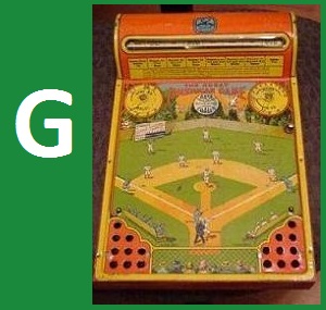 G - The Great American Game - Base Ball, Hustler Toy, 1925