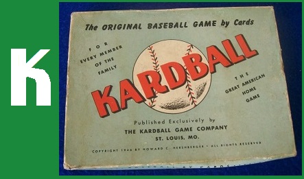 K - Kardball, The Kardball Game Co, 1946