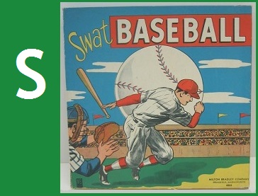 S - Swat Baseball, Milton Bradley, 1948