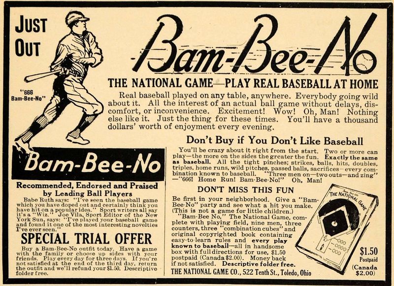 Baseball Games: advertisments