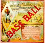 antique baseball game - Base Ball - J H Singer, 1886