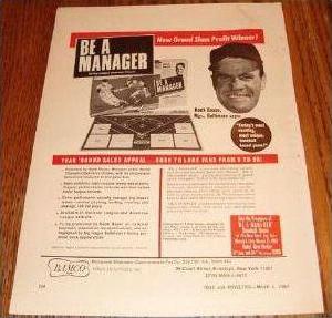 Be A Manager, Bamco, circa 1967 advertisement