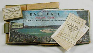 Championship Base Ball Parlor Game, Grebnelle Novelty Co., 1914-15