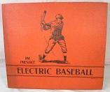 vintage tabletop baseball - Jim Prentice Electric Baseball - Electric Game Co, 1940s