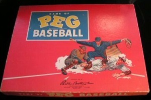 Game of Peg Baseball -- Parker Brothers, 1954