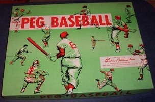 Game of Peg Baseball -- Parker Brothers, 1957