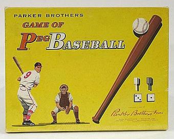 Game of Peg Baseball (Parker Brothers, 1961)