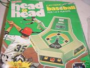 electronic baseball game - Head-to-Head Baseball - Coleco, 1978