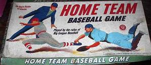 tabletop baseball - Home Team Baseball Game - Selchow & Righter, 1957