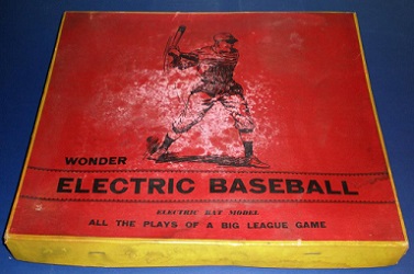 Wonder Baseball Game box, circa 1930s