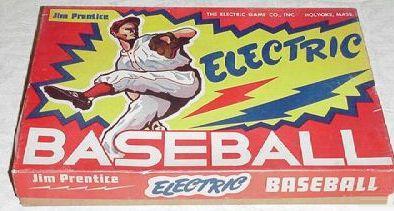 Jim Prentice Electric Baseball Model 42-B box - circa 1950