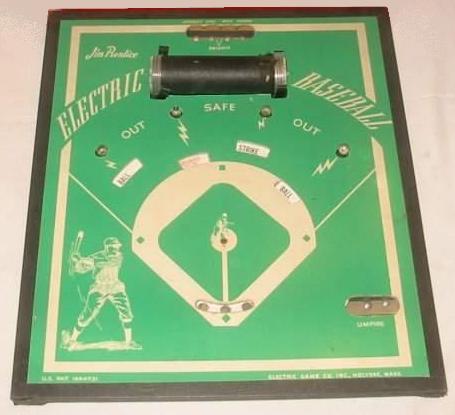 Jim Prentice Electric Baseball 'illo board' - circa 1940