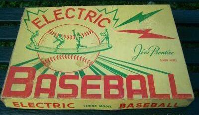 Jim Prentice Electric Baseball Senior Model 66-B box - circa 1950